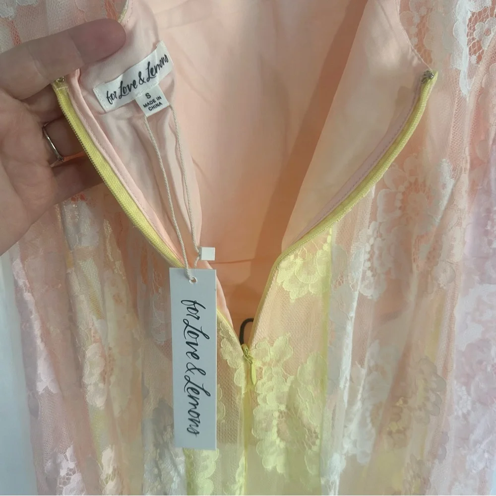 NEW For Love And Lemons Blossom Floral Lace Maxi Festival Dress NWT - Picture 11 of 11